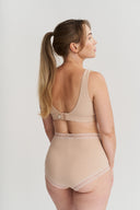 Flora high waist brief - Rose