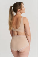 Flora high waist brief - Rose