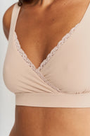 Flora wrap bra - Rose