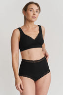 Flora wrap bra - Black