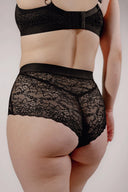 Lemonie high waist brief - Black