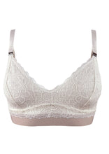 Load image into Gallery viewer, Front of Valeria nursing bra in colour ivory
