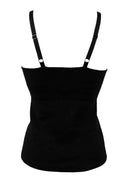 Back of Viola nursing top in colour black